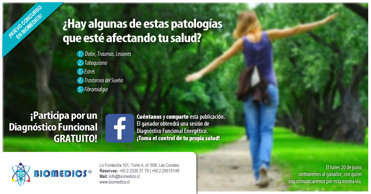 BIENESTAR CON BIOMEDICS – CONCURSO EN FACEBOOK