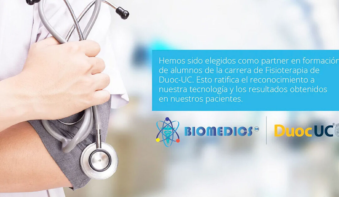 Biomedics y Duoc-UC, asociados por el futuro de la Fisioterapia